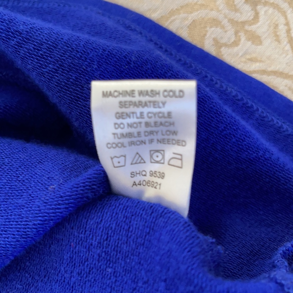 Elegant Royal Blue Women's Trench Coat - Picture 9 of 9